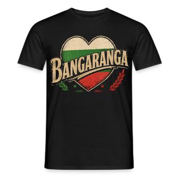 Bangaranga bulgare - T-shirt homme - noir - Devant - AI Model Male 178 light (178cm)