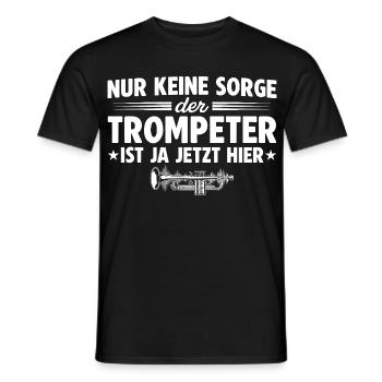 Keine Sorge der Trompeter ist hier - Blechbläser - Männer T-Shirt - Schwarz - Vorne - AI Model Male 178 light (178cm)