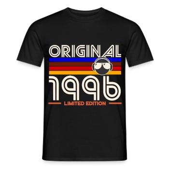 Original 1996 Limited Edition - Men's T-Shirt - black - Front - AI Model Male 178 light (178cm)