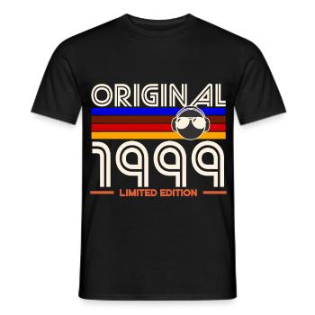 Original 1999 Limited Edition - T-shirt homme - noir - Devant - AI Model Male 178 light (178cm)