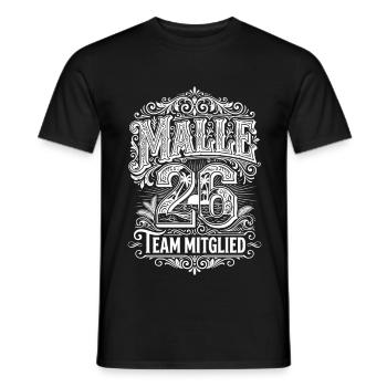 Équipe maillot Malle 2026 - T-shirt homme - noir - Devant - AI Model Male 178 light (178cm)