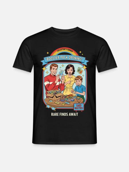 Booster Pack-Öffnung Sammlerecke Seltene Funde - Männer T-Shirt - Schwarz