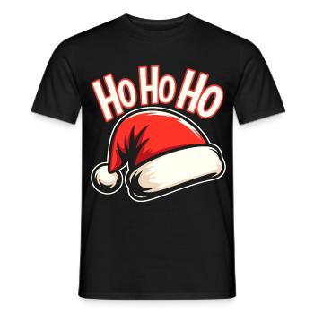 Xmas Santa Design - Männer T-Shirt - Schwarz - Vorne - AI Model Male 178 light (178cm)
