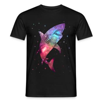 Requins Requins Hommes de l’Espace Enfants Garçons Requin - T-shirt homme - noir - Devant - AI Model Male 178 light (178cm)