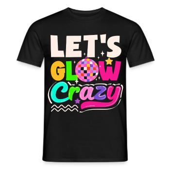 Retro Back to the 80s Vintage Design - Männer T-Shirt - Schwarz - Vorne - AI Model Male 178 light (178cm)