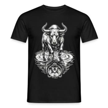 DayTrader Actions Trader Forex Trading Forex - T-shirt homme - noir - Devant - AI Model Male 178 light (178cm)