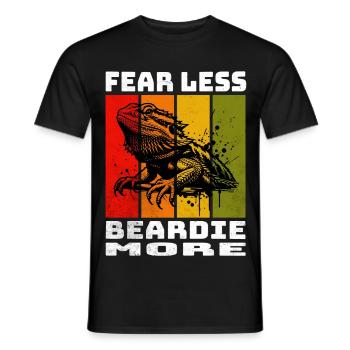 Bearded dragon - Men's T-Shirt - black - Front - AI Model Male 178 light (178cm)