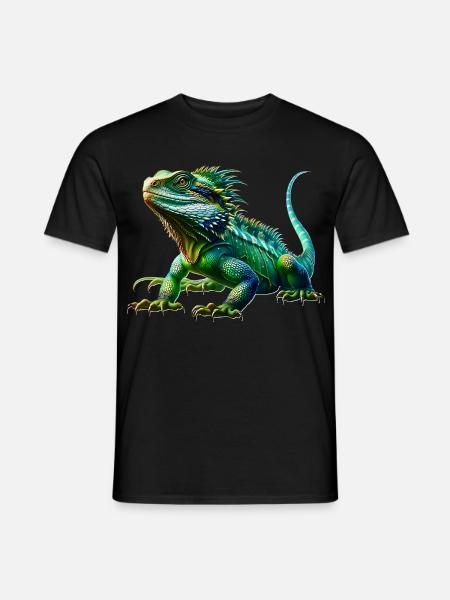 Chinese Water Dragon - Men's T-Shirt - black