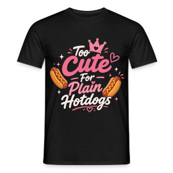 Grill à la saucisse de hot-dog Glizzy Gobbler - T-shirt homme - noir - Devant - AI Model Male 178 light (178cm)