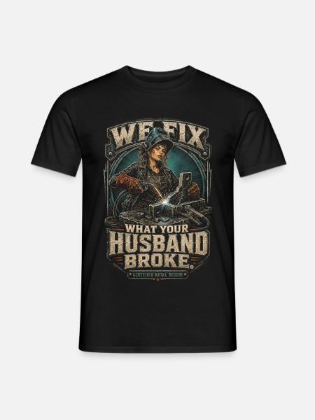 Welder Welding Specialist - Men's T-Shirt - black