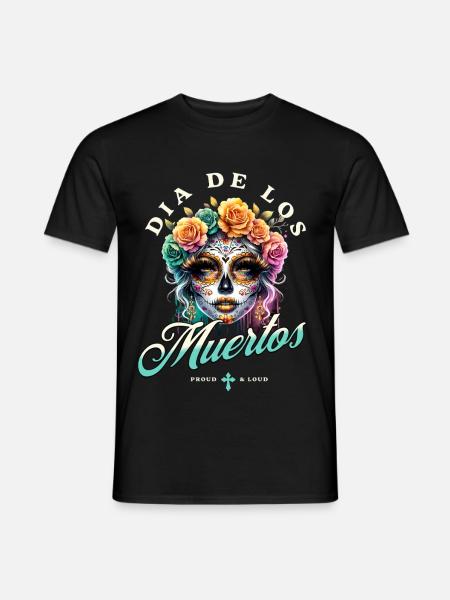 Dia De Los Muertos - Männer T-Shirt - Schwarz