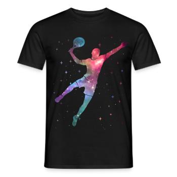 Padel Tennis Padel Joueurs de Padel Espace Padel - T-shirt homme - noir - Devant - AI Model Male 178 light (178cm)