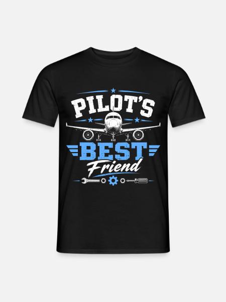 Aircraft Mechanic Maintenance and Engineering - Men's T-Shirt - black