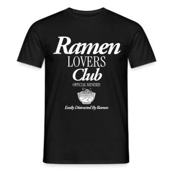 Ramen - Männer T-Shirt - Schwarz - Vorne - AI Model Male 178 light (178cm)