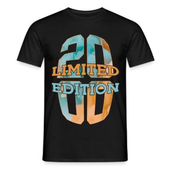 LIMITED EDITION 2000 26 YEARS 26TH BIRTHDAY - Men's T-Shirt - black - Front - AI Model Male 178 light (178cm)