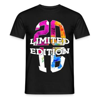 ÉDITION LIMITÉE 2016 10 ANS 10E ANNIVERSAIRE - T-shirt homme - noir - Devant - AI Model Male 178 light (178cm)