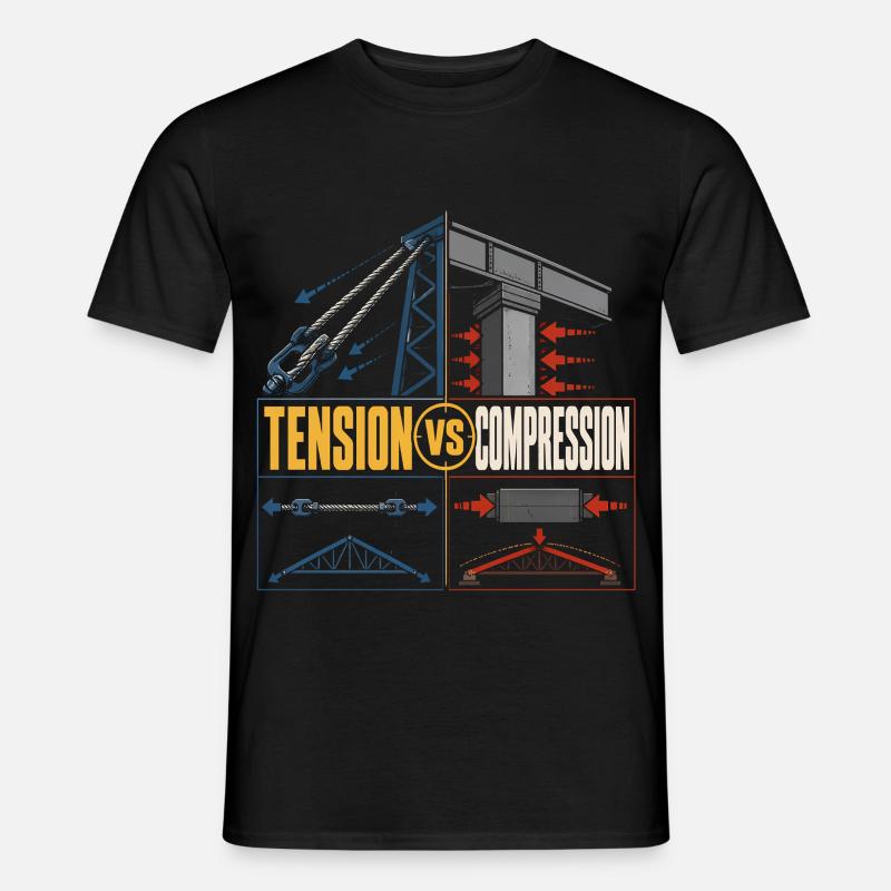 Bridge Engineer Civil Engineering - Men's T-Shirt - black