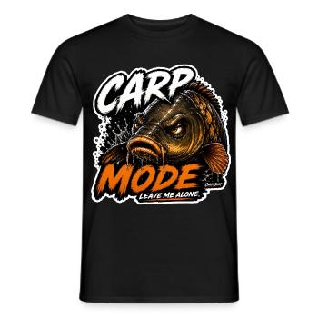 Pêche à la carpe en mode carpe - T-shirt homme - noir - Devant - AI Model Male 178 light (178cm)