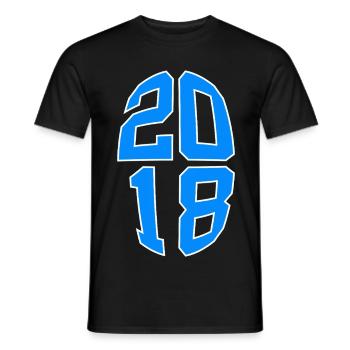 8 JAHRE ALT 2018 8. GEBURTSTAG - Männer T-Shirt - Schwarz - Vorne - AI Model Male 178 light (178cm)