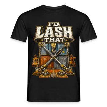 Docker Je le ferais - T-shirt homme - noir - Devant - AI Model Male 178 light (178cm)