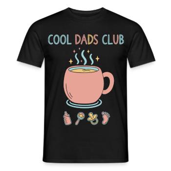 Révélation de sexe Club Papa Baby shower Baby Shower Papa - T-shirt homme - noir - Devant - AI Model Male 178 light (178cm)