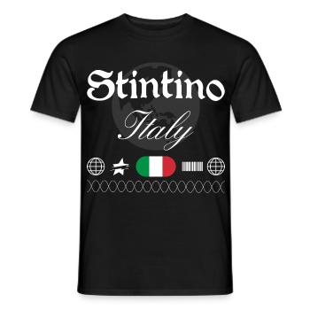 Stintino Italien Streetwear Reise Souvenir - Männer T-Shirt - Schwarz - Vorne - AI Model Male 178 light (178cm)