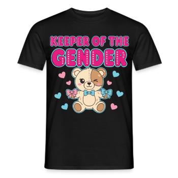 Révélation de sexe : Gardien de la maman de la baby shower de genre - T-shirt homme - noir - Devant - AI Model Male 178 light (178cm)