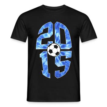 11 ANS DE NAISSANCE EN FOOTBALL 2015 11E ANNIVERSAIRE - T-shirt homme - noir - Devant - AI Model Male 178 light (178cm)