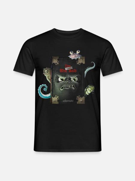 Das Kleine Böse Buch Monsterversteck - Männer T-Shirt - Schwarz