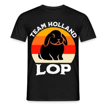 Team Dwarf Ram Rabbit - Men's T-Shirt - black - Front - AI Model Male 178 light (178cm)