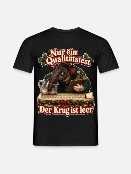 Der Krug ist leer - Männer T-Shirt - Schwarz