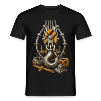 docker - T-shirt homme - noir - Devant - AI Model Male 178 light (178cm)