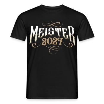 Champion 2027 - Men's T-Shirt - black - Front - AI Model Male 178 light (178cm)