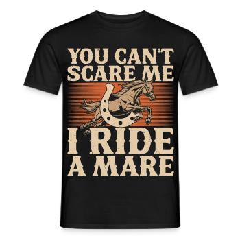Je ne peux pas avoir peur, je roule un - T-shirt homme - noir - Devant - AI Model Male 178 light (178cm)