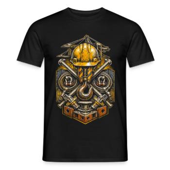 docker - T-shirt homme - noir - Devant - AI Model Male 178 light (178cm)