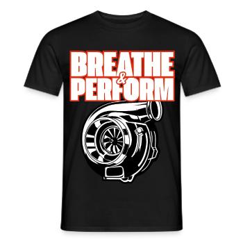 Turbo Boost Mode - Männer T-Shirt - Schwarz - Vorne - AI Model Male 178 light (178cm)