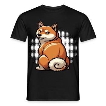 Shiba Inu Shiba owner Shiba lover Shiba inus - Men's T-Shirt - black - Front - AI Model Male 178 light (178cm)