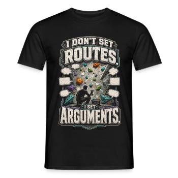 Traceur de tracé Construction de traceurs de routes - T-shirt homme - noir - Devant - AI Model Male 178 light (178cm)