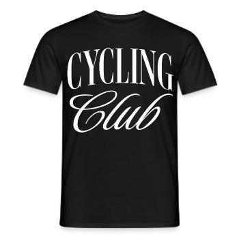 Cycling Club - Männer T-Shirt - Schwarz - Vorne - AI Model Male 178 light (178cm)