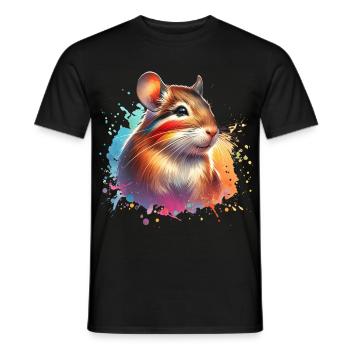 Aguti Motiv - Männer T-Shirt - Schwarz - Vorne - AI Model Male 178 light (178cm)