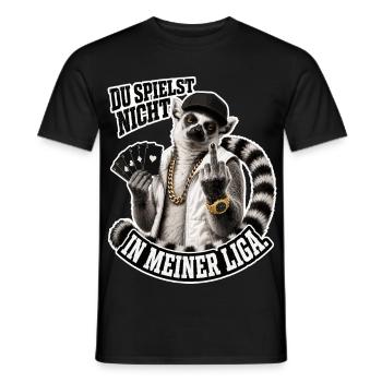 Tu n’es pas à mon niveau - T-shirt homme - noir - Devant - AI Model Male 178 light (178cm)