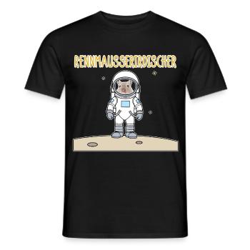 Renn-Maus lustiger Witz Haustier-Humor Geschenk - Männer T-Shirt - Schwarz - Vorne - AI Model Male 178 light (178cm)