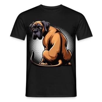 Great Dane Great Dane Owner Great Dane Fan - Men's T-Shirt - black - Front - AI Model Male 178 light (178cm)