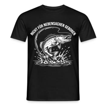 Angeln Humor - Männer T-Shirt - Schwarz - Vorne - AI Model Male 178 light (178cm)