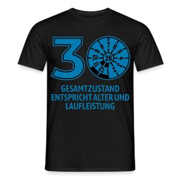 HU Juli 2026 - 30 Jahre - Geburtstag Geschenk - Männer T-Shirt - Schwarz - Vorne - AI Model Male 178 light (178cm)