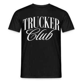 Trucker CLub - T-shirt homme - noir - Devant - AI Model Male 178 light (178cm)