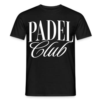 Paddle Tennis - Männer T-Shirt - Schwarz - Vorne - AI Model Male 178 light (178cm)