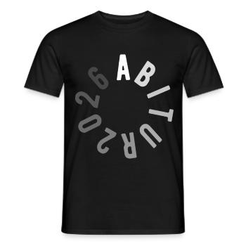 Abi 2026 Loading - Abitur - Geschenk - Männer T-Shirt - Schwarz - Vorne - AI Model Male 178 light (178cm)
