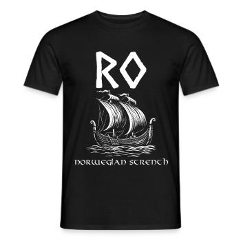 Viking Game Day Shirt, Norwegen Fussball Fan Gesch - Männer T-Shirt - Schwarz - Vorne - AI Model Male 178 light (178cm)