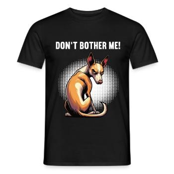Ne me dérangez pas Podenco Podencos Podencos Amants de Podenco - T-shirt homme - noir - Devant - AI Model Male 178 light (178cm)